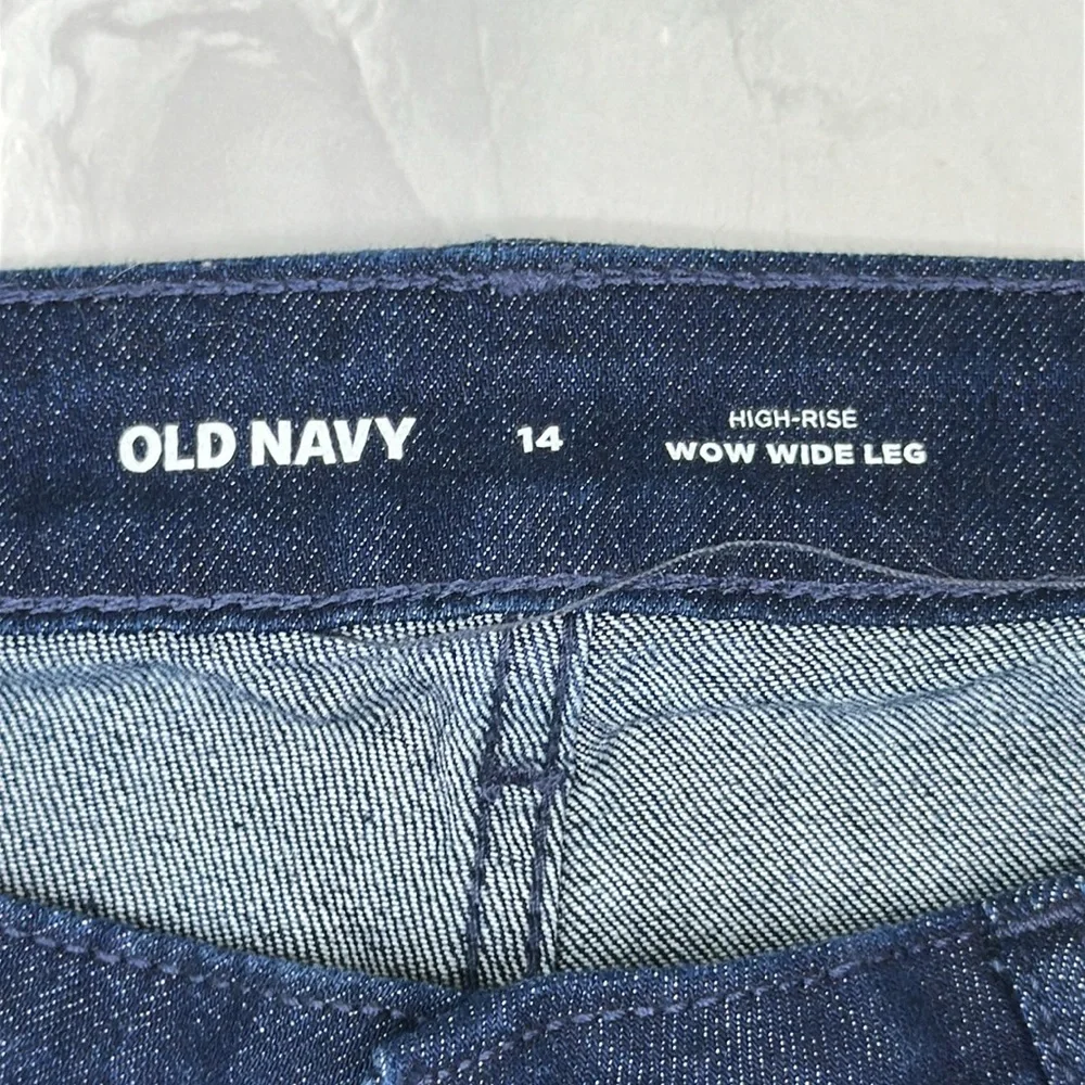 Old Navy High Rise Wow Wide Leg Jeans - Picture 3 of 5